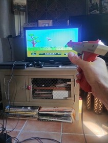 Jeu NES : Super Mario Bros + Duck Hunt (Loose) Nintendo NES + Zapper + Manette