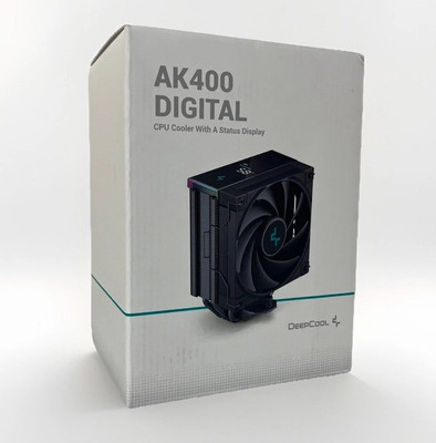 DeepCool AK400 DIGITAL Air Cooler, Single Tower, Real-Time CPU Status Screen