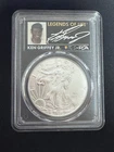 KEN GRIFFEY JR AUTO 2021 1 Oz T1 SILVER EAGLE PCGS/PSA MS70 LAST DAY! LEGENDS