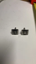 Vintage Swank Letter “A” Cuff Links