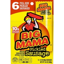 Penrose Big Mama Pickled Sausages, 2.4 Ounce, 6 Pack