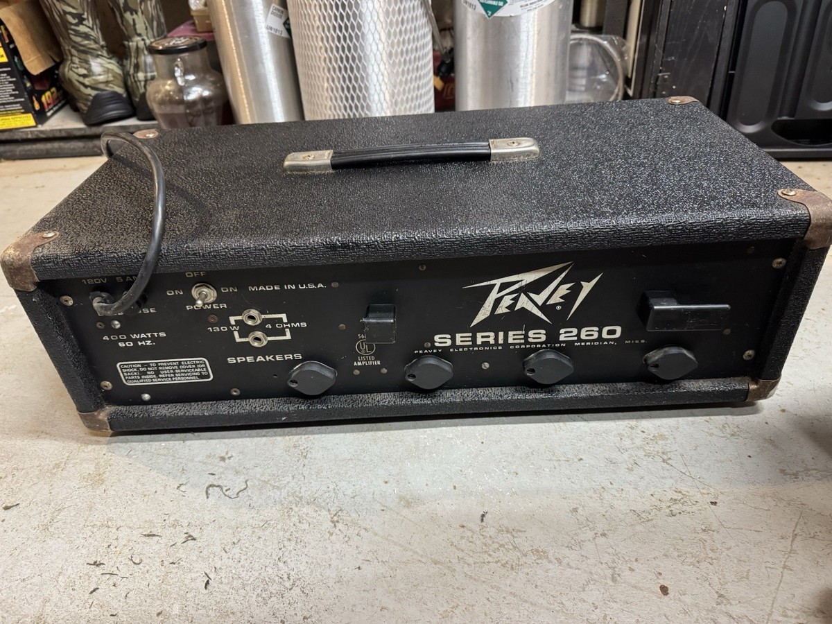 Peavey Series 260 Standard Mixer Amp with 2 Peavey SP3 Speakers