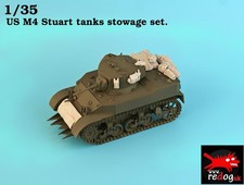 1/35 Redog US M3 Stuart tank stowage set./35v18