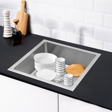 Free Standing Utility Sink, Single Bowl Commercial Sink Restaurant Kitchen Sink