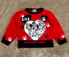 101 Disney Dalmatians Size 6X Pullover Knitted 90s Sweater