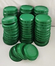Lot 64 New Plastic Strainer Sprouting Jar lids Large Size 3.4in Mason 86mm Ball