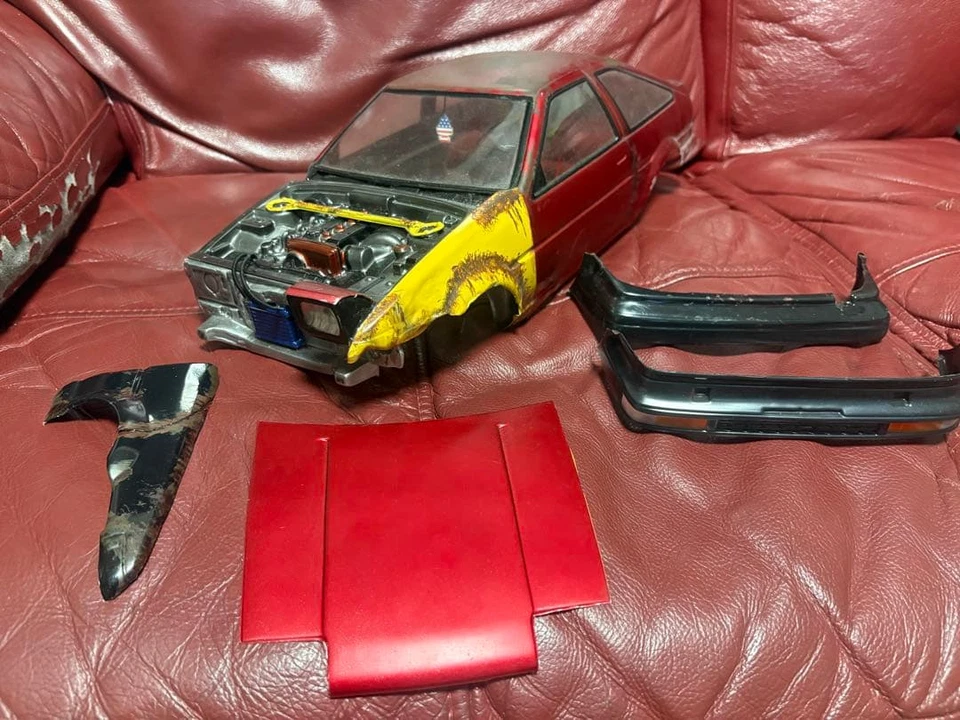 Pandora RC KE70 Toyota Corolla RC Car Body Only Custom Painted Drift - Image 2 of 4