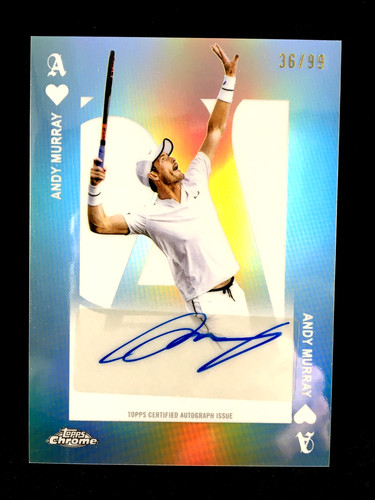 Andy Murray [Refractor] #AA-AM 2025 Topps Chrome Aces Autograph card