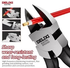 Flush Cut Electrical Wire Cable Cutters Cutting Side Snips Flush Nipper 5 Inch