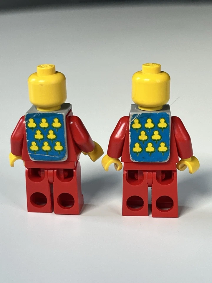 Lego Classic Castle Knight Minifigures Spade Sticker Vest Cavalry 375 6075 - Image 4 of 4