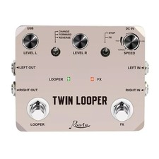 Rowin Twin Looper LTL-02 Guitar Effect Loop Pedal Reverse Playback