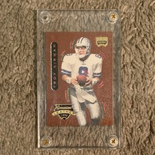 Playoff Troy Aikman Dallas Cowboys Genuine Leather Card Lot (2 Cards)