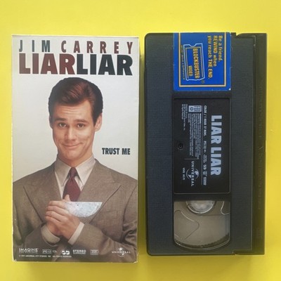Universal Liar Liar VHS NTSC Comedy Family Full Screen PG-13 Jim Carrey