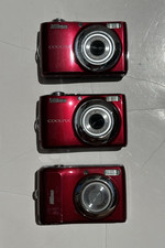 Lot Of 3 Digital Cameras For Parts/repair. Nikon Coolpix