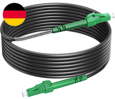 25M Gepanzerte Glasfaser-Kabel LC/APC Auf LC/APC, Simplex Singlemode Gepanzerte 