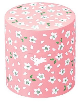 HAKOYA Teedose Cherry Rabbit 56856 Neu aus Japan