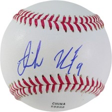Isiah Kiner Falefa Signed Baseball Texas Rangers Toronto Blue Jays Autographed