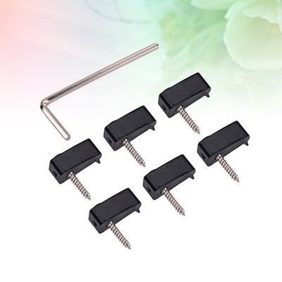  E-Gitarre Headless Triangle Tremolo Bridge Saitenschlösser Saiten Locking Metal