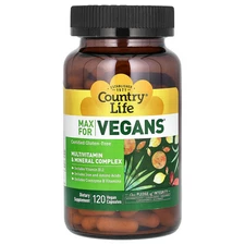 Max for Vegans, Multivitamin & Mineral Complex, 120 Vegan Capsules