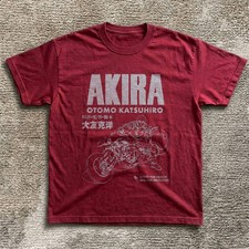 Vintage Katsuhiro Otomo Akira Anime Graphic T-Shirt Unisex Cotton Tee