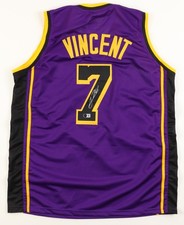 Certified Autographed Gabe Vincent Signed Custom Jersey XL BAS