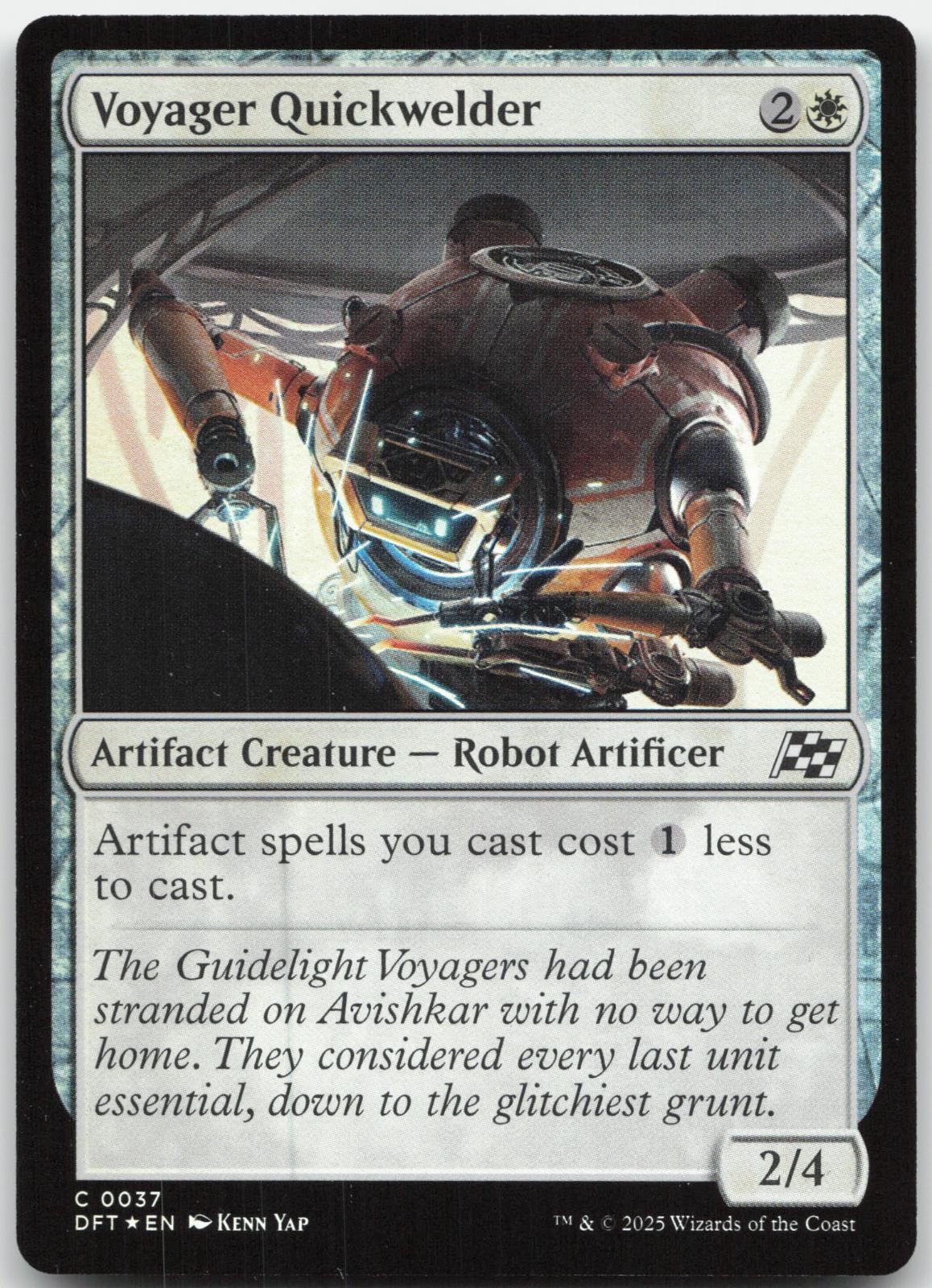 Voyager Quickwelder 37 Common Aetherdrift Magic: The Gathering Foil Near Mint