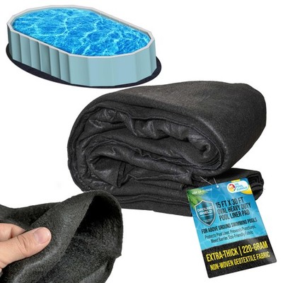 U.S. Pool Supply Ground Shield 15-Foot x 30-Foot Oval 15ft-x-30ft Oval, Black