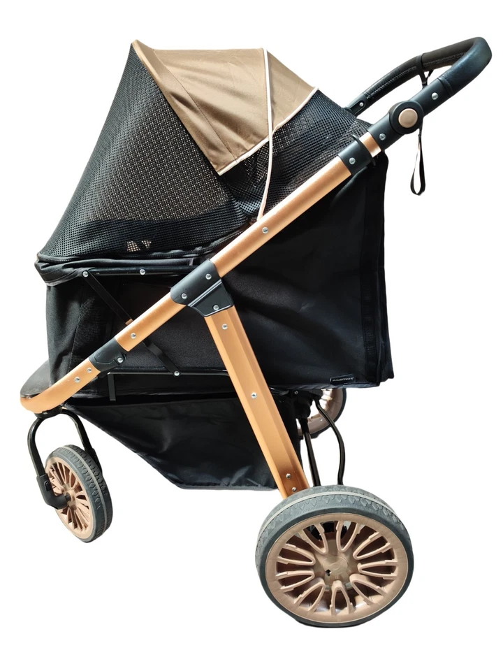 Hundebuggy Gebraucht Hundewagen klappbar 3 Räder bis 30 kg Outdoor Spaziergang - Bild 3 von 4