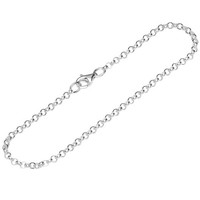 Armband 925 Sterling Silber 19Cm Erbskette Rund Weit Damen Design Armbandkette