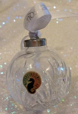 911 Waterford Crystal Times Square Ball 2002 Christmas Ornament  HOPE HEALING 