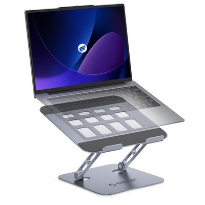 ORICO Ergonomic Laptop Stand for Desk, Height Adjustable Aluminum Gray
