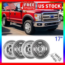 17 8 Lugs 4 Hand Holes Dually Wheel Simulators For 2005-2025 F350 Stainless 17 8 Lugs 4 Hand Holes Dually Wheel Simulators For 2005-2025 F350 Stainless