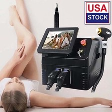2IN1 808nm Diode Laser Hair Removal Pico NG YAG Laser Tattoo Beauty Machine USA