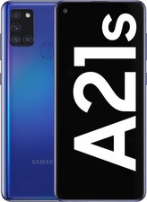 Samsung Galaxy A21s Dual-SIM Smartphone 32GB Blau Blue - Sehr Gut