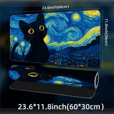 40*90cm 1pc XXL Large Desk Mat Compatible for PCLaptop - Extra Wide Mouse & Keyb