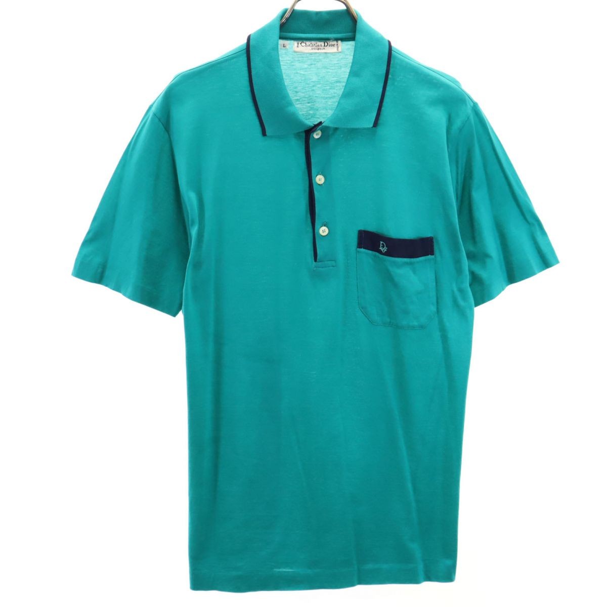 Christian Dior 80s Made in Italy Vintage Short sleeve Polo shirt L