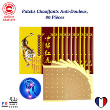Patchs Anti-Douleur 80 Pièces Patch Chauffant Patch Anti Douleur Patch De Sou...
