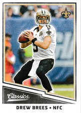 2017 PANINI CLASSICS  /   DREW BREES CARD