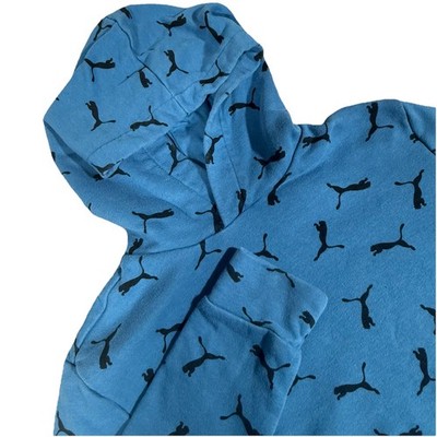 Puma All Over Blue Kids Large Sweatshirt