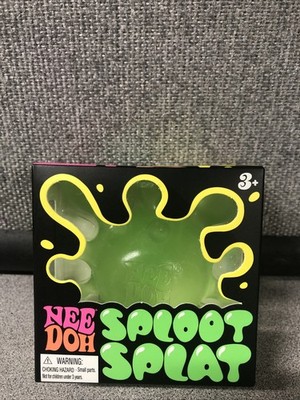Schylling Green NeeDoh SPLOOT SPLAT, Nee Doh Splatter Fidget Squishy Nib