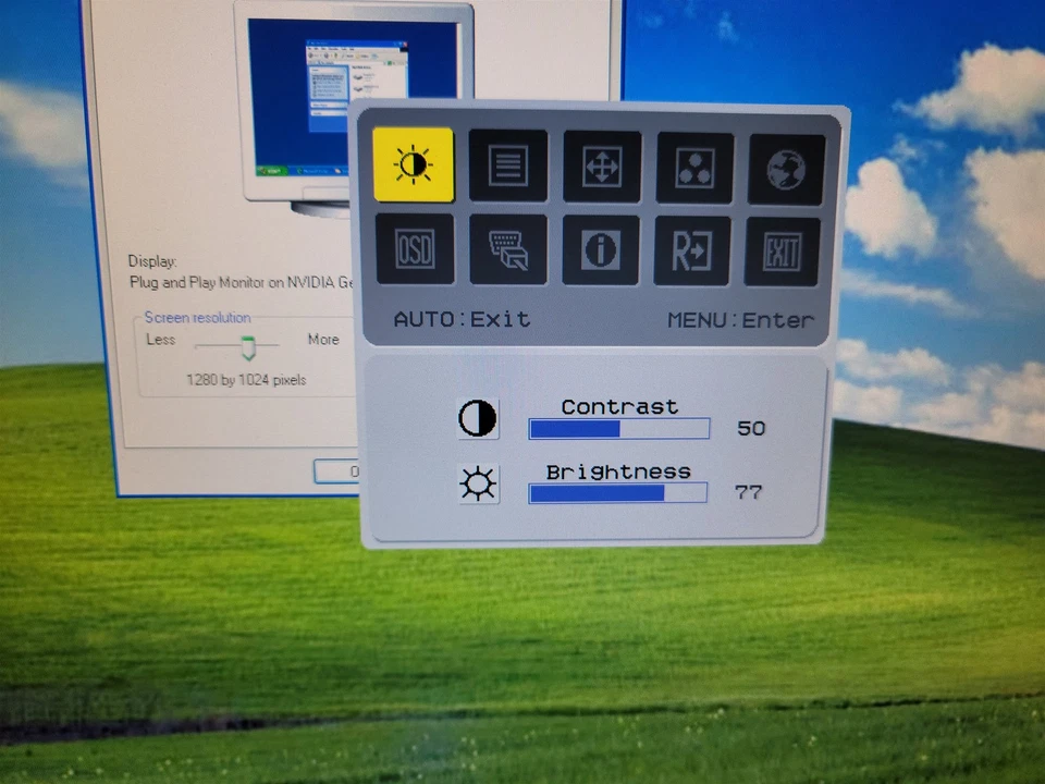 Acer AL1716 LCD Monitor w/ Cables - tested w/pics - Image 3 of 4