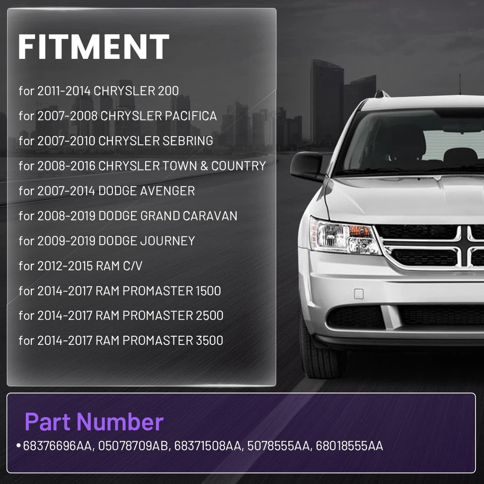 For 2008-2016 CHRYSLER TOWN & COUNTRY Transmission Shift Solenoid Control Block Foto 2 de 4