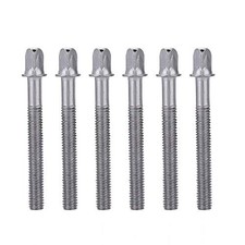 6 PCS 60mm Drum Tight Screw Tension Rods Percussion Replacement Accessory
