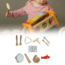 8Pcs Kids Musical Instruments Set Practical Development Toy Musical Toys Set