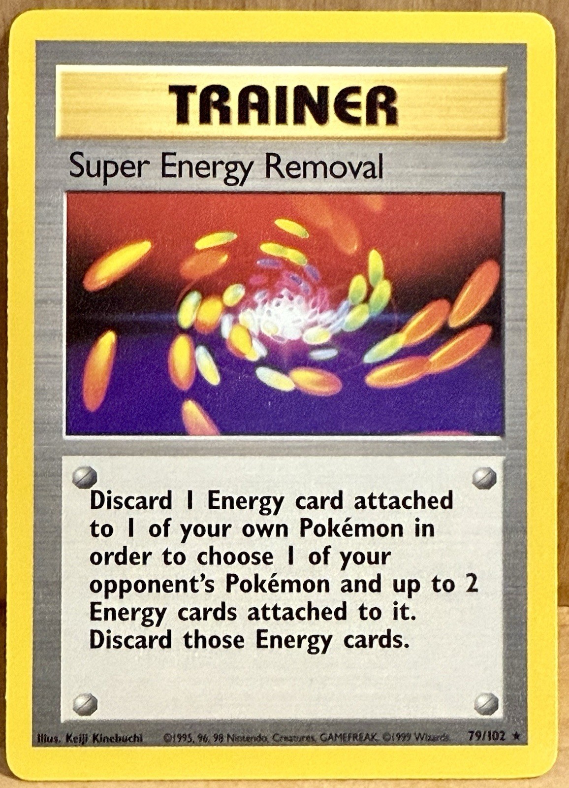 Super Energy Removal 79/102 Pokemon TCG Base Set Unlimited Trainer Card Rare LP