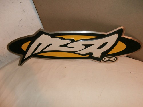 MSR Motocross Motorcycle Gear Aluminum Sign