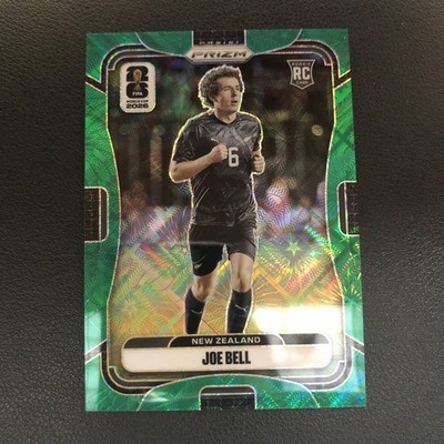 2026 Panini Prizm FIFA World Cup Joe Bell RC Green Celestial Lattice /5
