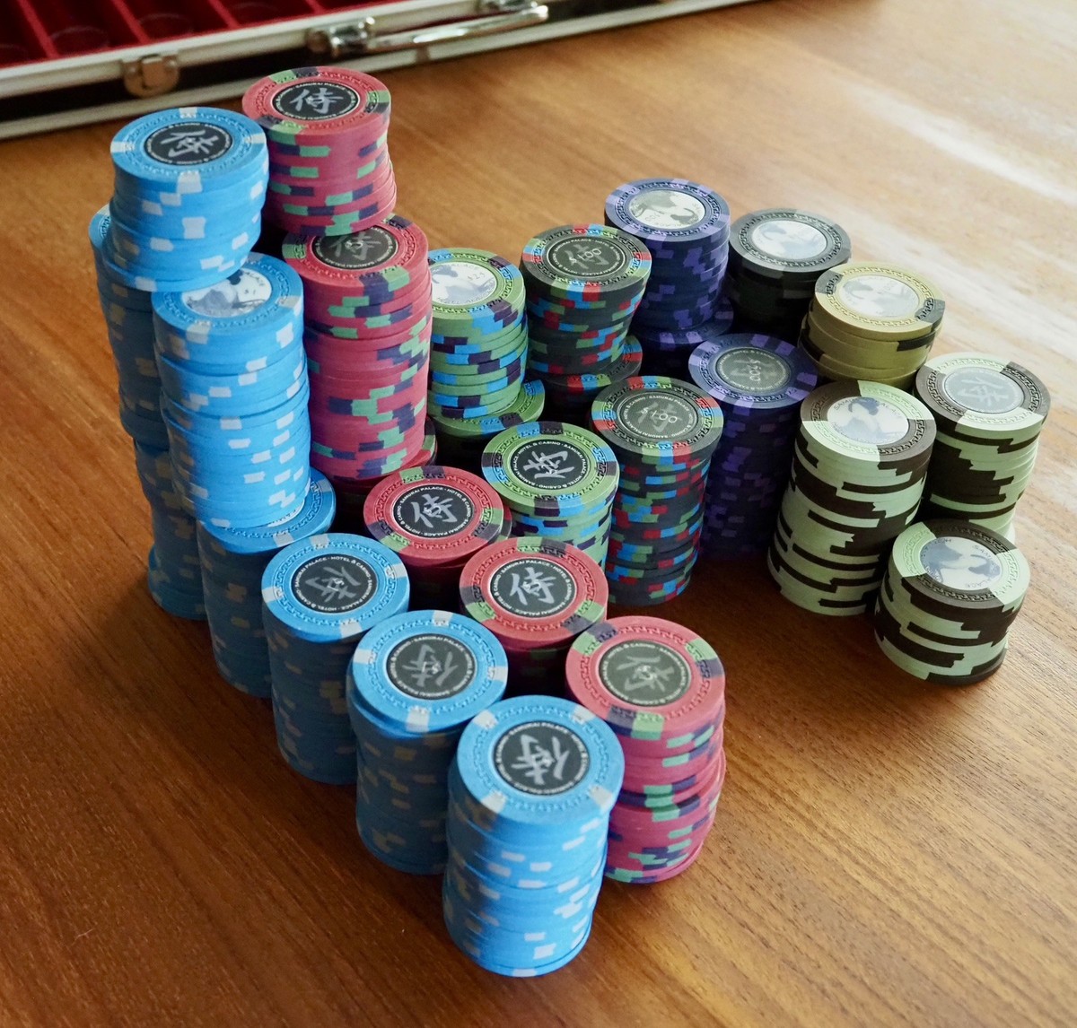 Samurai Palace Clay Poker Chips - Rare | eBay