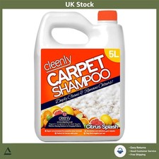 Powerful 5L Carpet Shampoo Cleaner - Citrus Fresh Odor Removal 7.40 per litre