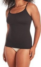 Maidenform womens Long Length Camisole Fl3266 shapewear tops, Black, XX-Large US
